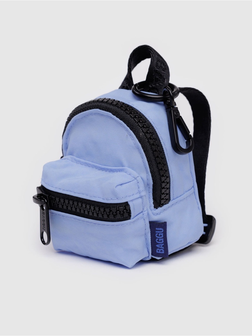 BAGGU Mini Backpack Keychain - French Blue